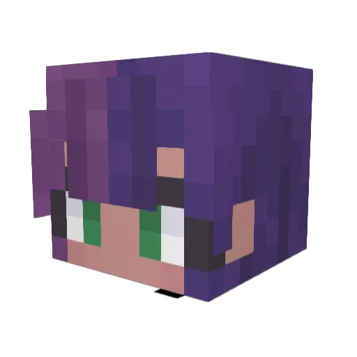 kbrosk1 Minecraft avatar head, 3D render