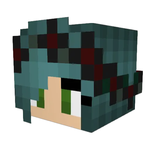 kbugkitty Minecraft avatar head, 3D render