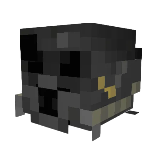 kc2180 Minecraft avatar head, 3D render