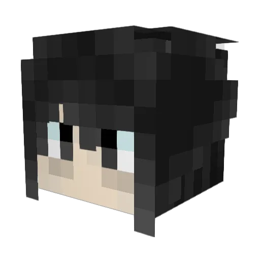 kcajb Minecraft avatar head, 3D render