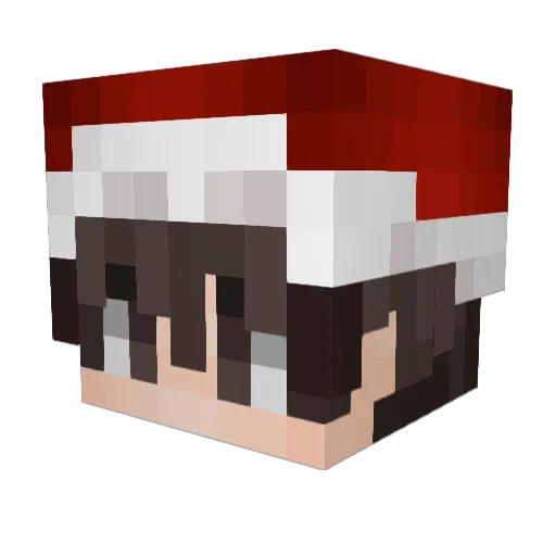 kcamacho_ Minecraft avatar head, 3D render