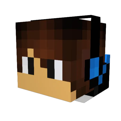 kcame84 Minecraft avatar head, 3D render