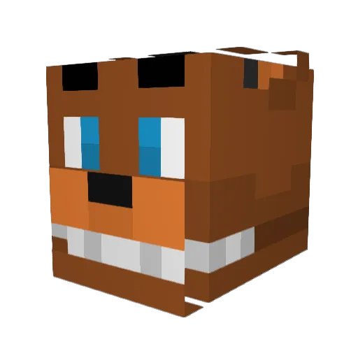 kcasi Minecraft avatar head, 3D render