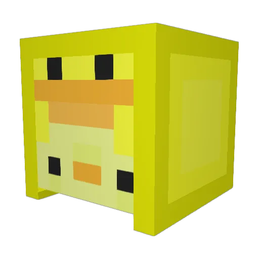 kcauqkk Minecraft avatar head, 3D render
