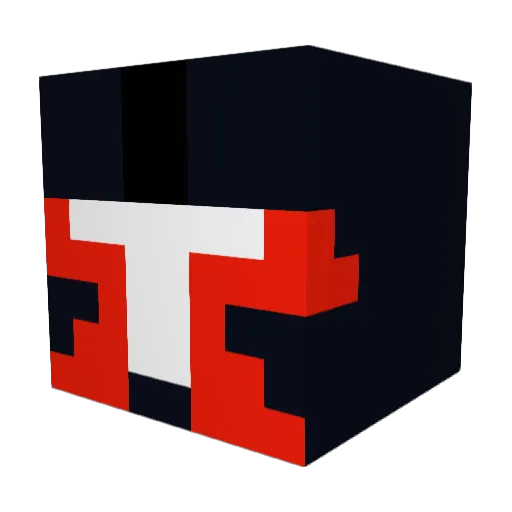 kcb_288 Minecraft avatar head, 3D render