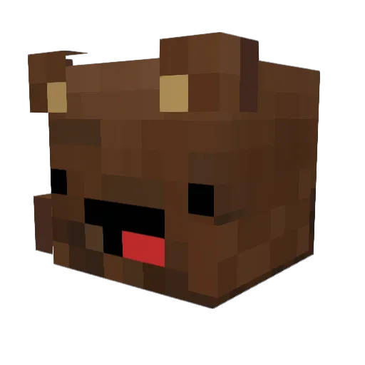 kcdicicco Minecraft avatar head, 3D render