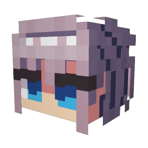 kch107 Minecraft avatar head, 3D render