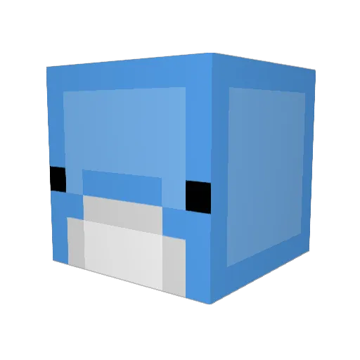 kchhoeuk Minecraft avatar head, 3D render