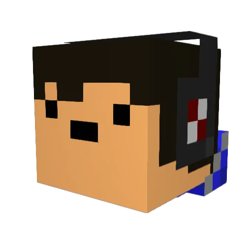 kcin2003 Minecraft avatar head, 3D render