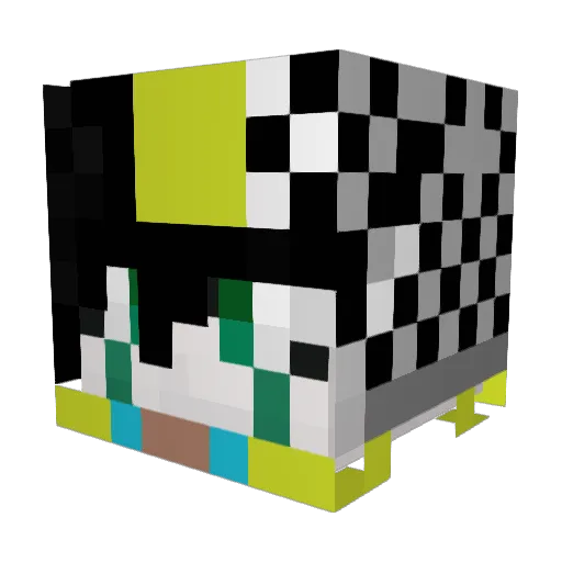 kcirtap94 Minecraft avatar head, 3D render