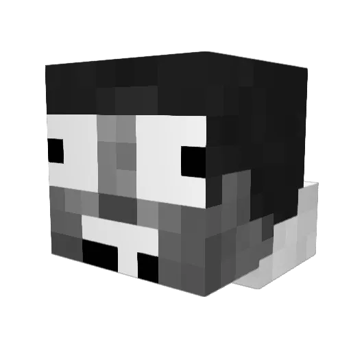 kck21784297 Minecraft avatar head, 3D render