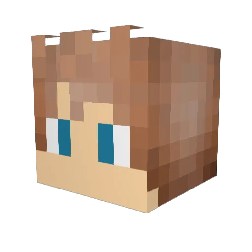 kckdog2001 Minecraft avatar head, 3D render
