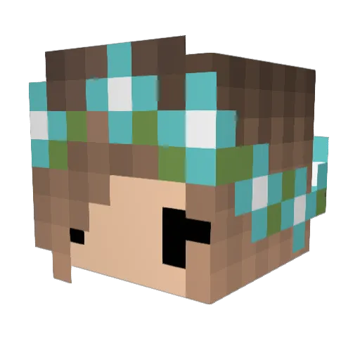 kcleah997 Minecraft avatar head, 3D render