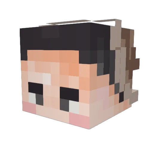 kcmasterpiece347 Minecraft avatar head, 3D render