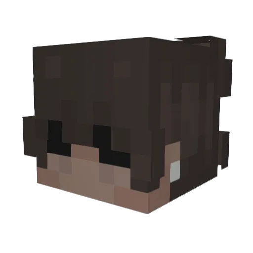 kcoco Minecraft avatar head, 3D render