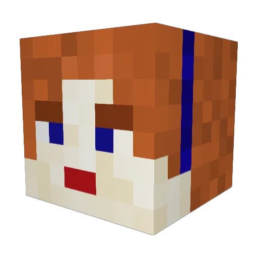 kcook525 Minecraft avatar head, 3D render