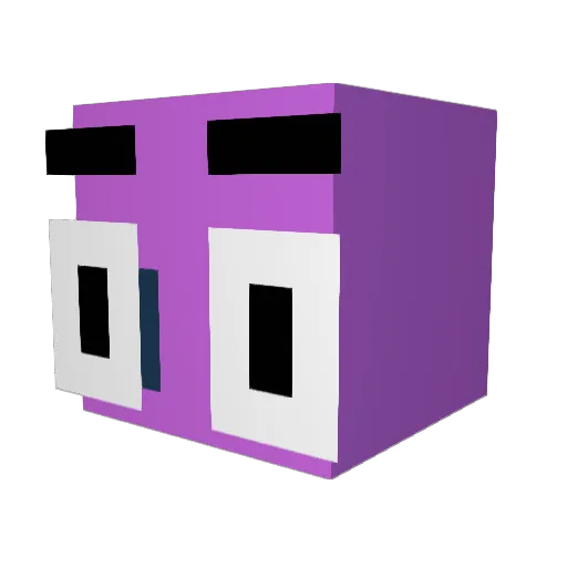kcough Minecraft avatar head, 3D render