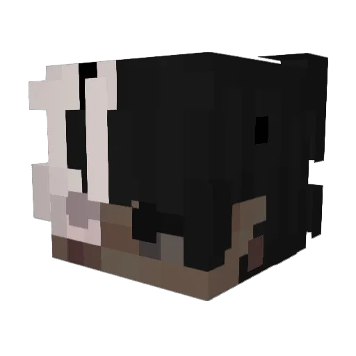 kcx_ Minecraft avatar head, 3D render