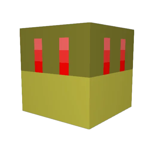 kda_ah Minecraft avatar head, 3D render