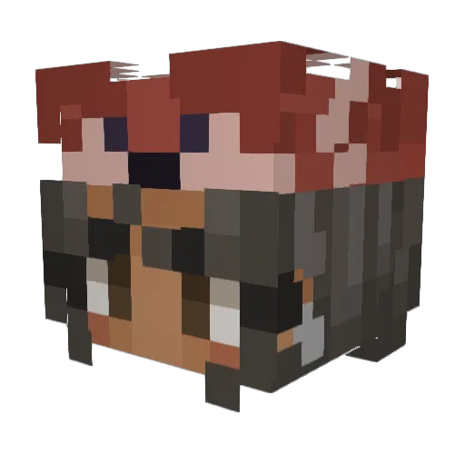 kdaly2808 Minecraft avatar head, 3D render