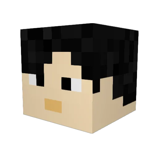 kdang12 Minecraft avatar head, 3D render