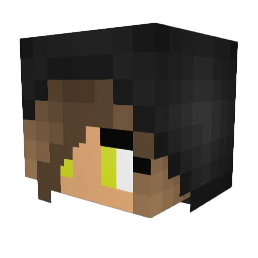 kdavis12 Minecraft avatar head, 3D render