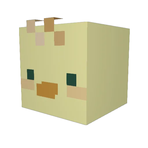 kdawgg5 Minecraft avatar head, 3D render