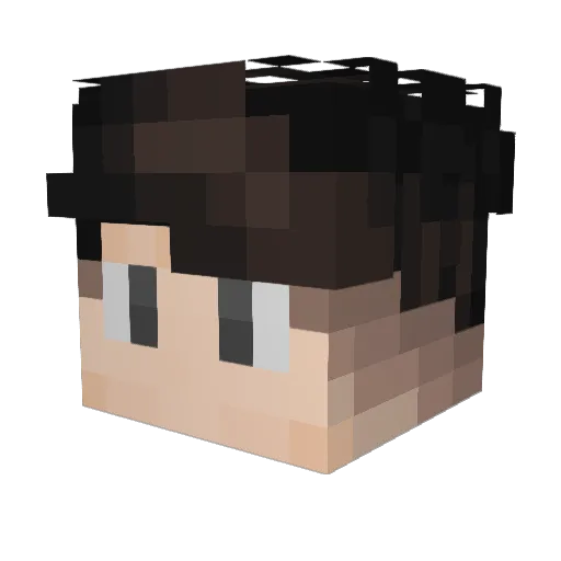 kdbakes Minecraft avatar head, 3D render