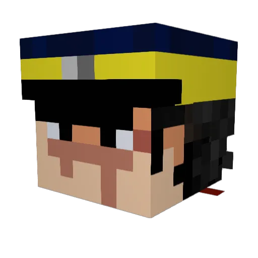 kden9798 Minecraft avatar head, 3D render