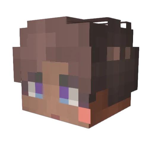 kdh0714 Minecraft avatar head, 3D render