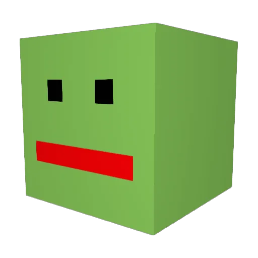 kdh0909 Minecraft avatar head, 3D render