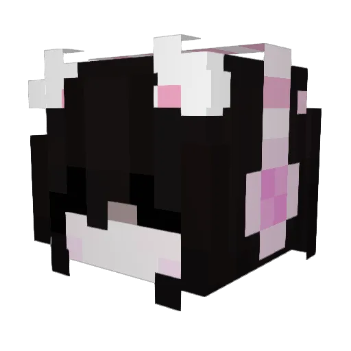 kdjod Minecraft avatar head, 3D render