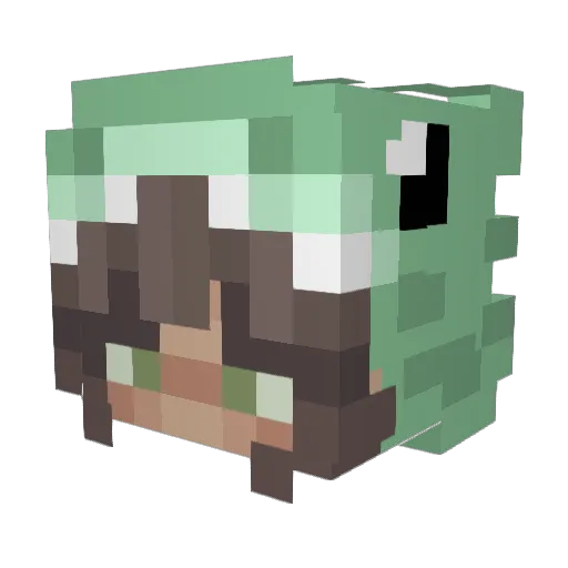 kdoggplayz Minecraft avatar head, 3D render