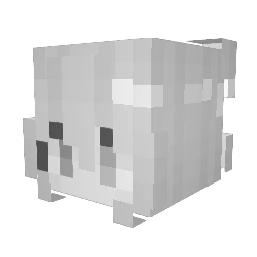 kdrdemon Minecraft avatar head, 3D render