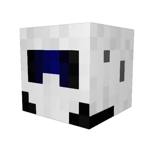 kdri Minecraft avatar head, 3D render
