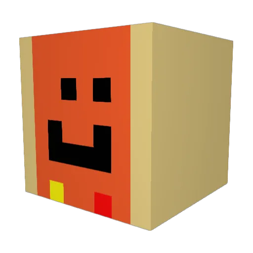 kdubbayou Minecraft avatar head, 3D render