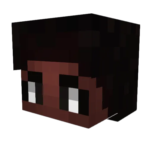 kdubz2001 Minecraft avatar head, 3D render