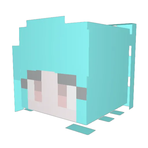 kdysbiss_h Minecraft avatar head, 3D render