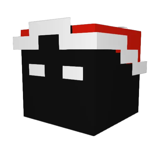 kdz Minecraft avatar head, 3D render