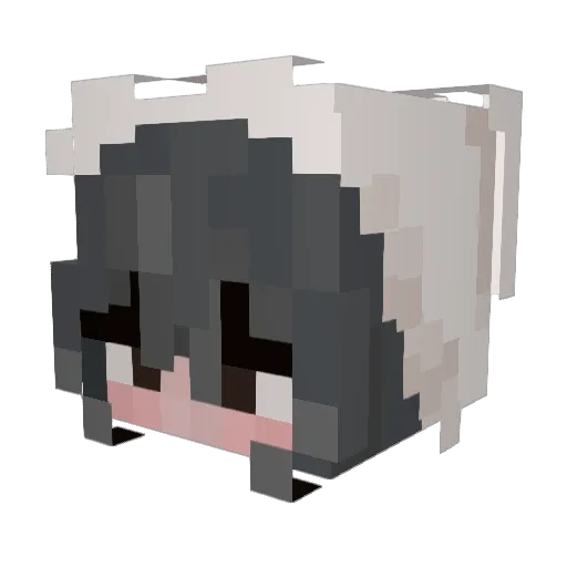 ke3gie Minecraft avatar head, 3D render