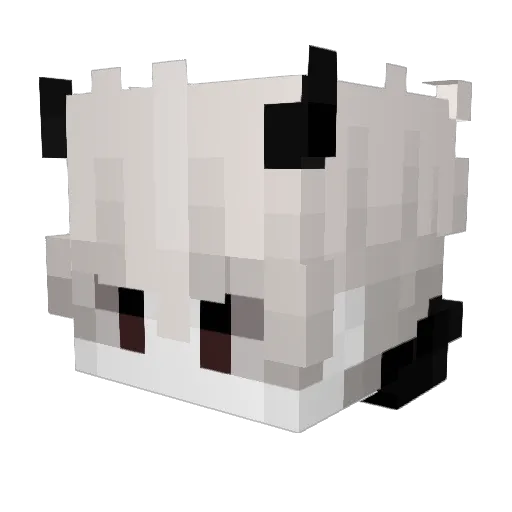 ke_1202 Minecraft avatar head, 3D render