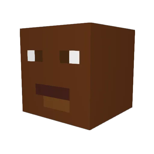 kea445 Minecraft avatar head, 3D render