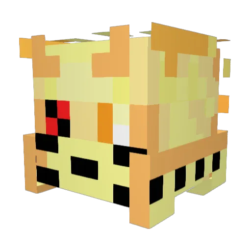keankun Minecraft avatar head, 3D render