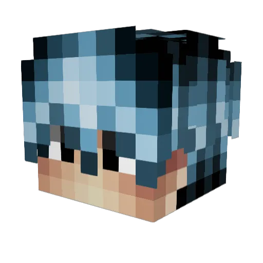 keann7 Minecraft avatar head, 3D render