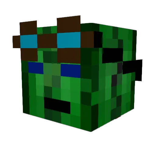 keanobeano Minecraft avatar head, 3D render