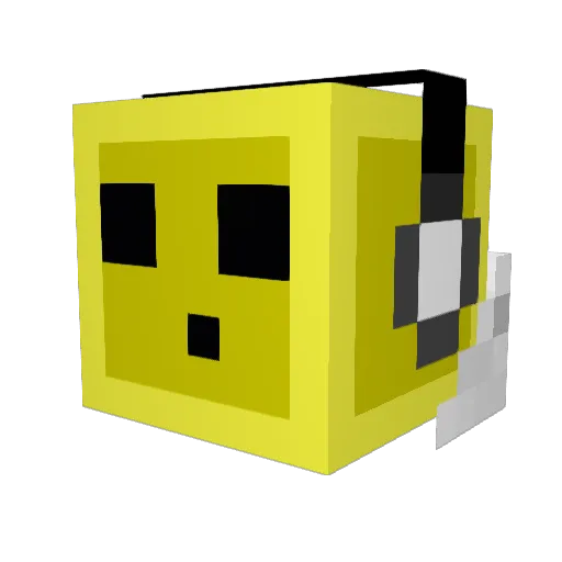 keanuD_2000 Minecraft avatar head, 3D render