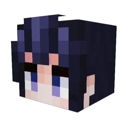 kearthy Minecraft avatar head, 3D render