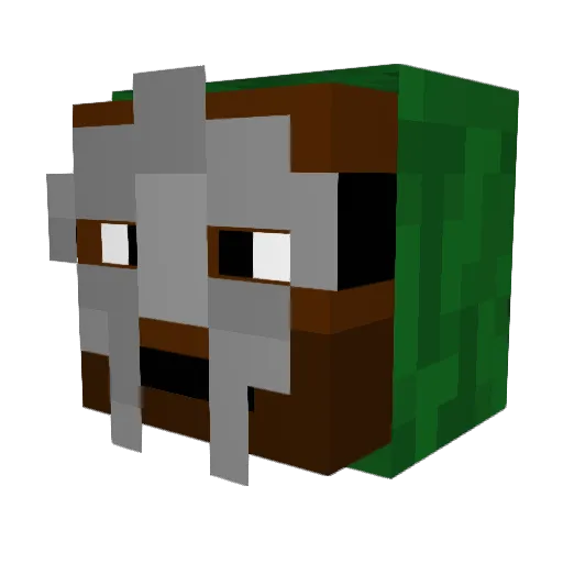 keaton1900 Minecraft avatar head, 3D render