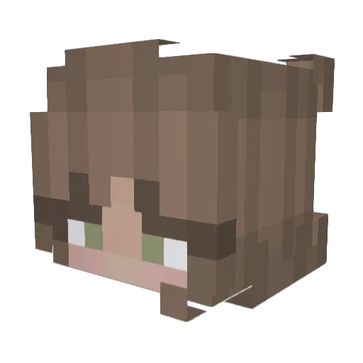 keats171 Minecraft avatar head, 3D render