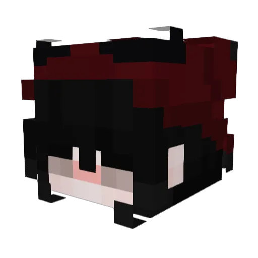 keazie Minecraft avatar head, 3D render
